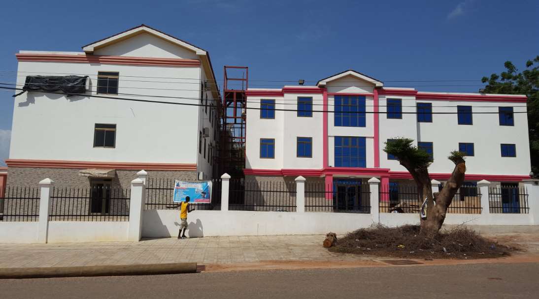 Chrispod Hospital and Sports Complex — completed three-storey medical and recreation facility near the Trade Fair, Accra